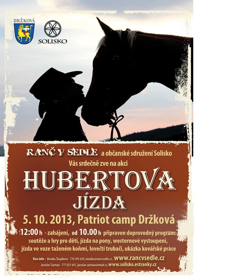 Hubertova jízda - plakát